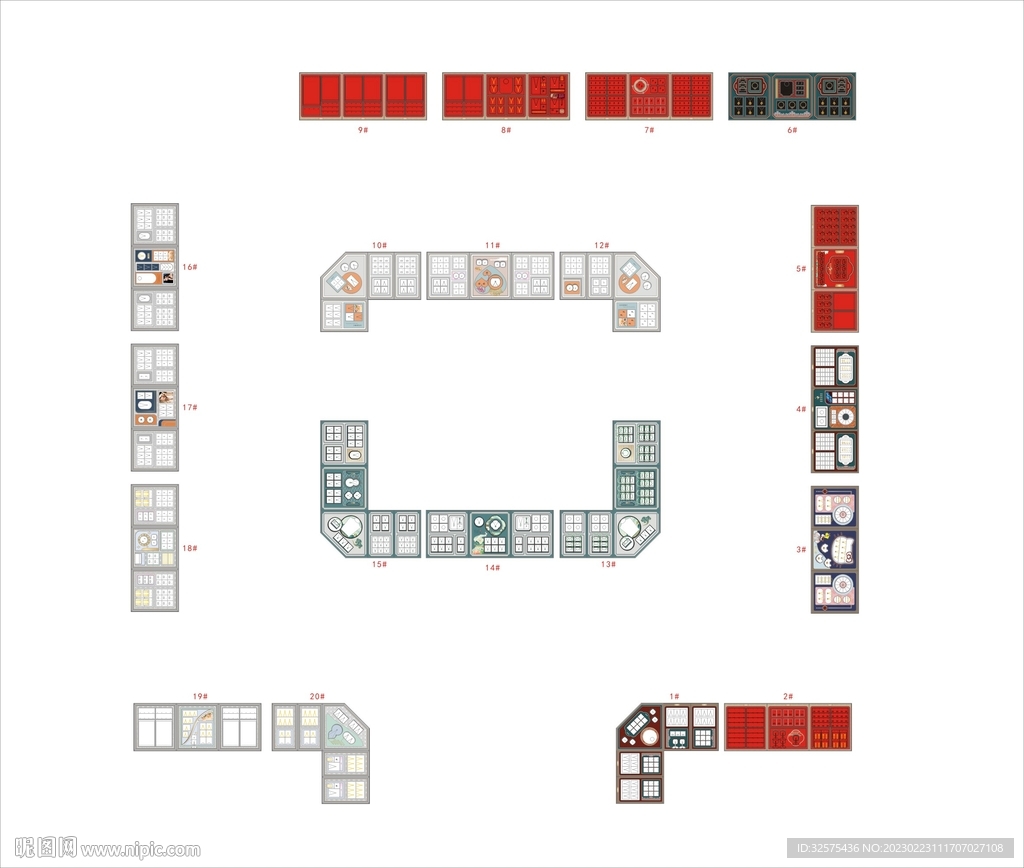 珠宝道具陈列图  