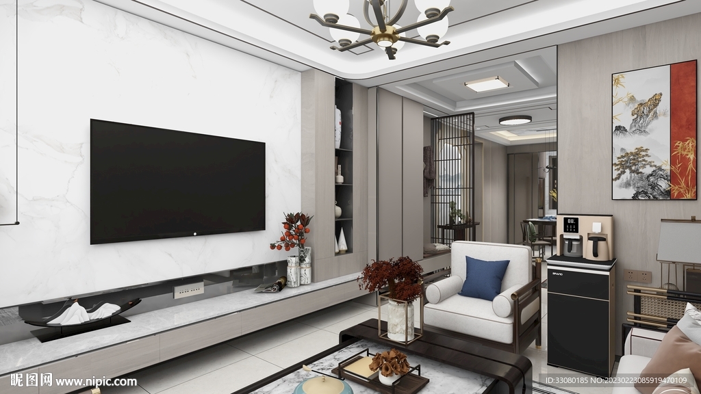 新中式装修效果图