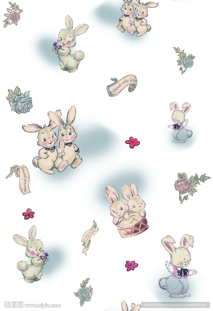 大牌卡通兔子