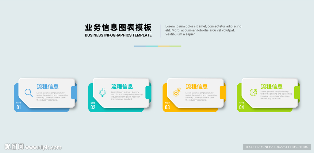 4步业务信息逻辑图表