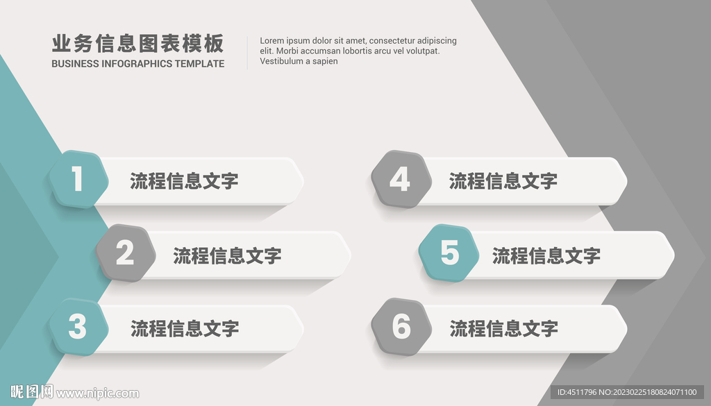 6步业务信息逻辑图表