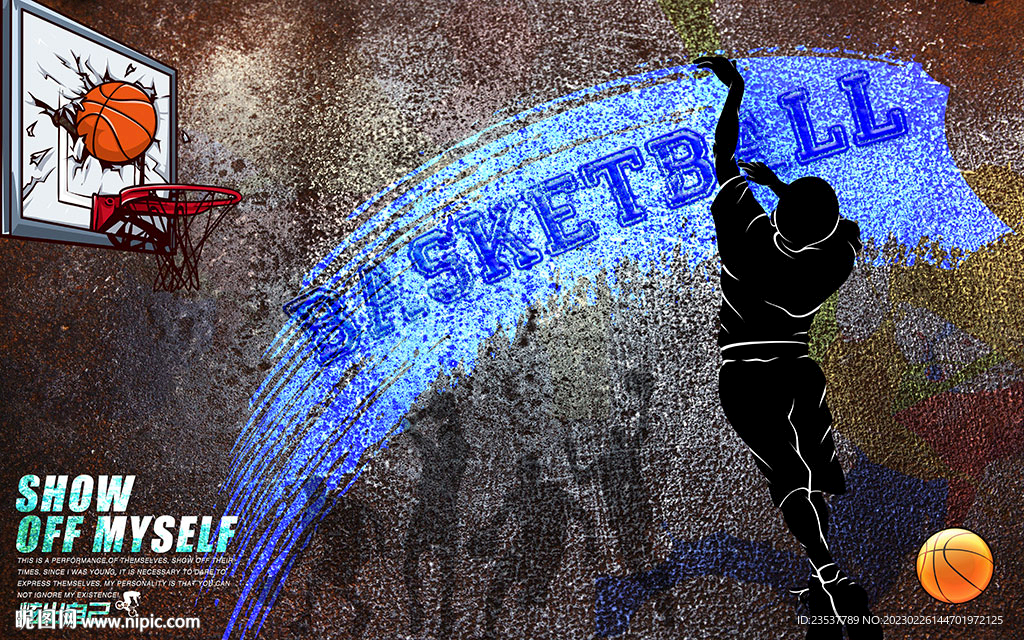 篮球背景墙