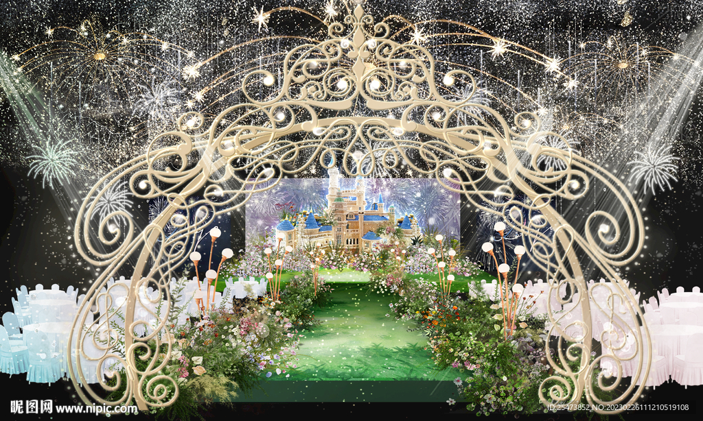 森系迪士尼城堡婚礼