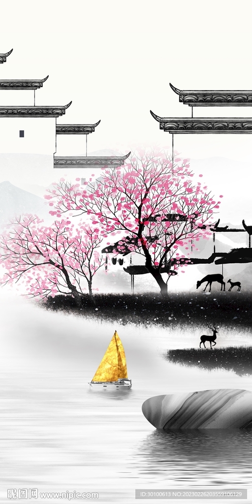 别墅 最新中式玄关 TiF分层