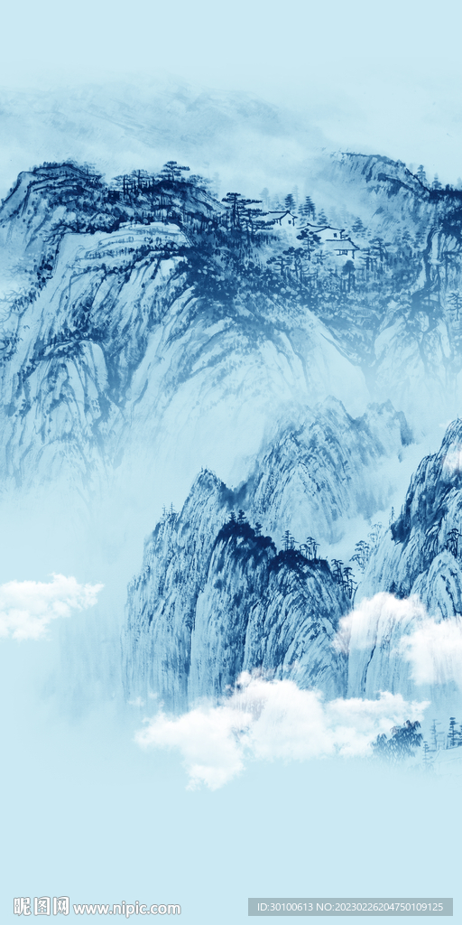 高清 极简中式玄关 TiF分层