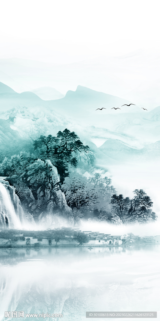 高清 最新中式玄关 TiF分层