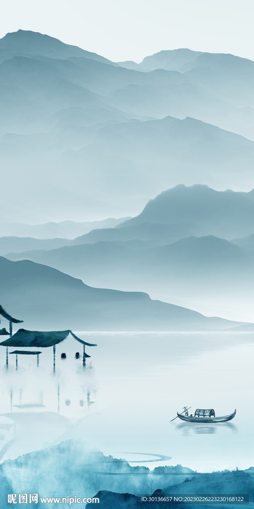 爆款 新中式画玄关 TiF分层