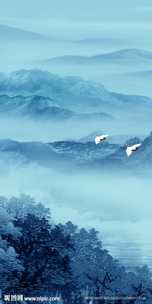 简约 新中式画玄关 TiF分层