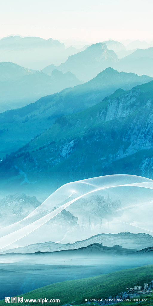 高档 现代中式玄关 TIf分层