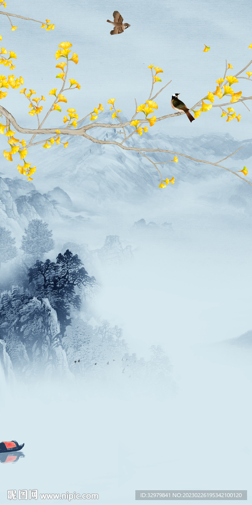 最新 家装山水玄关 tIf分层