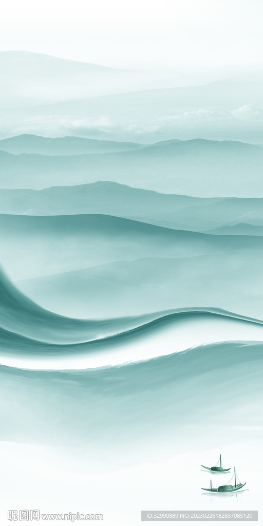 高档 简意中式玄关 tif分层