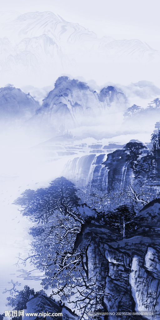 大气 简意中式玄关 tif分层