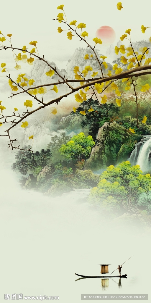 最新 中式玄关新画 tif分层