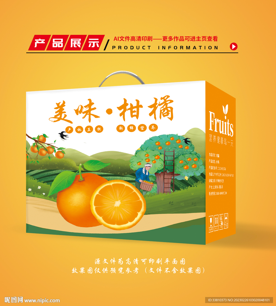 橘子包装 柑橘礼盒