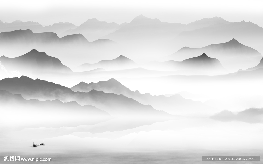 沙发 新款灰色山水 Tif分层