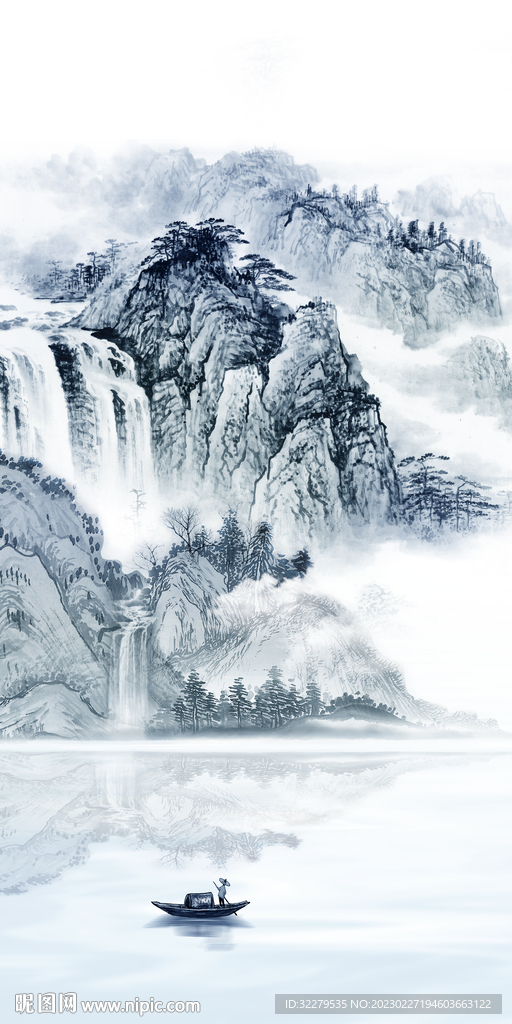 别墅 中式爆款玄关 Tif分层