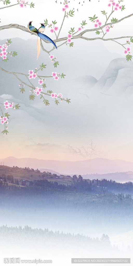 人气 中式爆款玄关 Tif分层