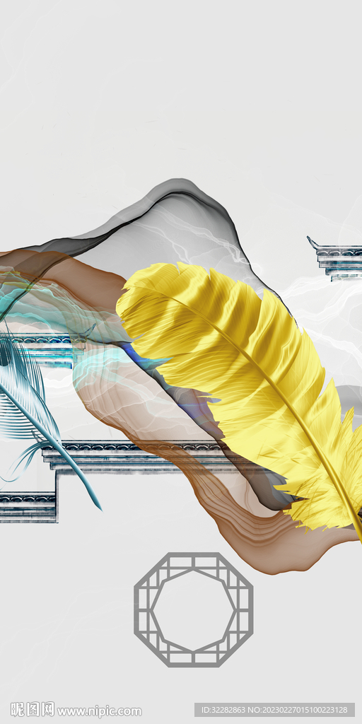 大气 欧式玄关新画 TIF分层