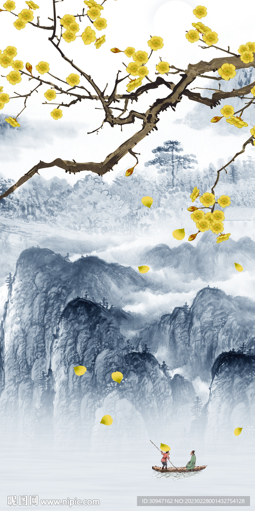 高端 爆款玄关框画 TiF分层