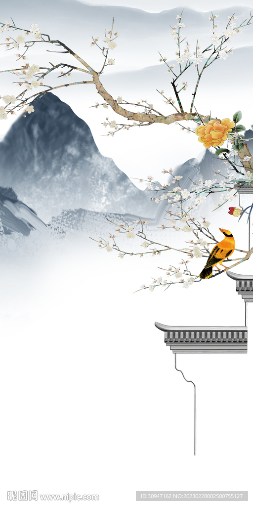 高档 爆款玄关框画 TiF分层