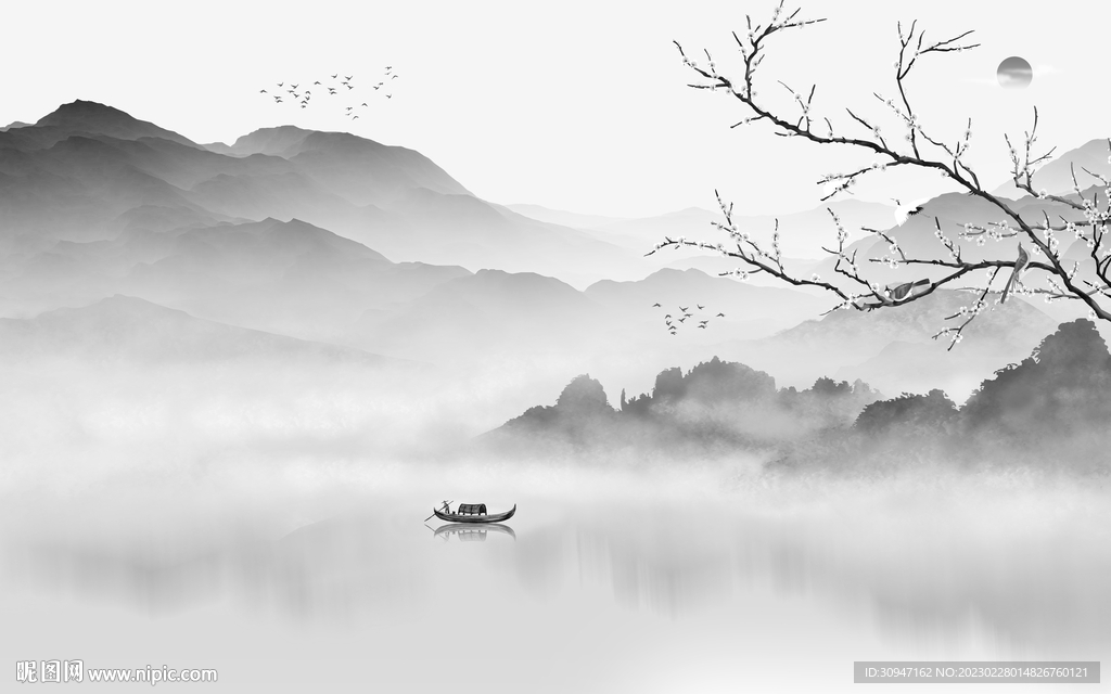 沙发 灰色高端山水 Tif分层