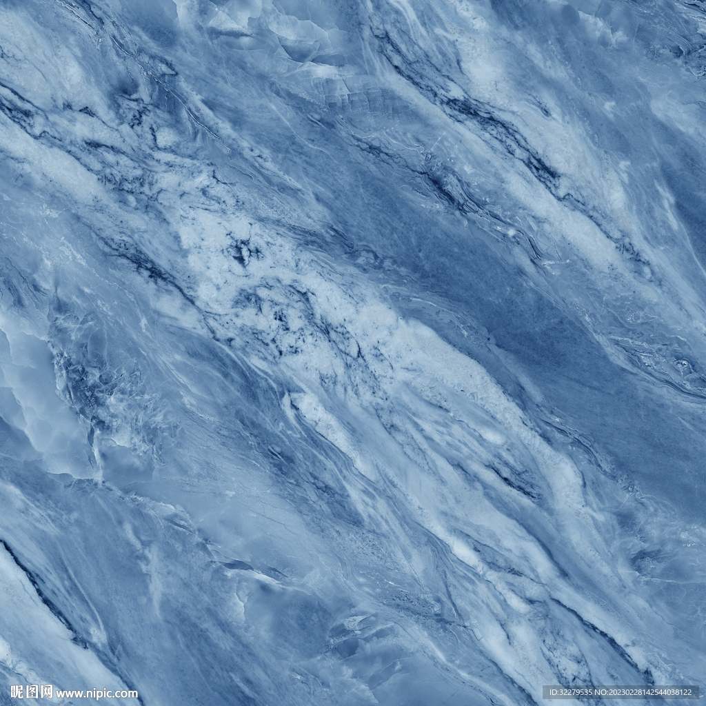 蓝色 简约清晰石纹 TIf合层