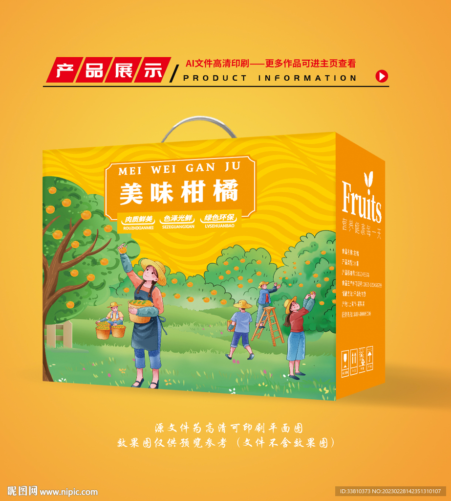 橘子包装 柑橘礼盒