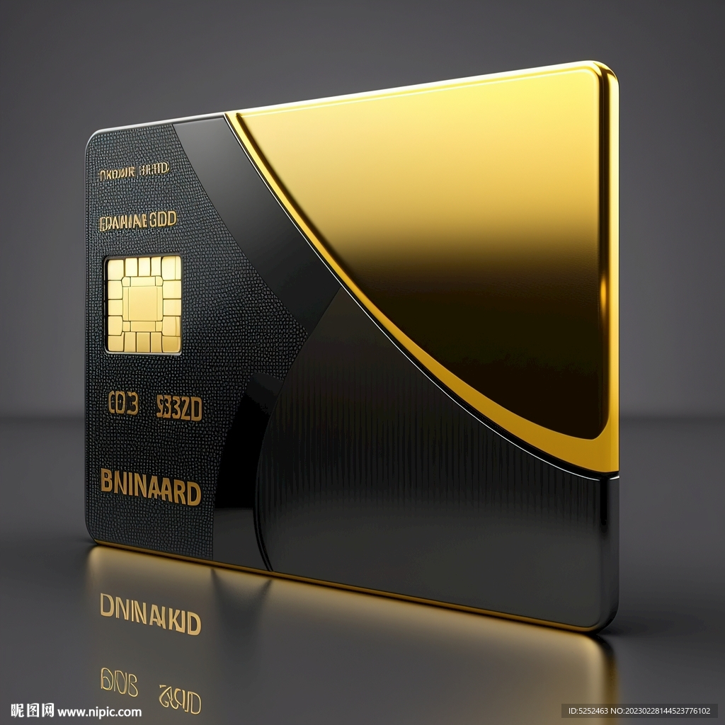 金属卡渲染图