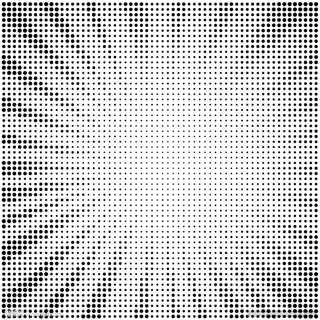 放射激光圆点镂空