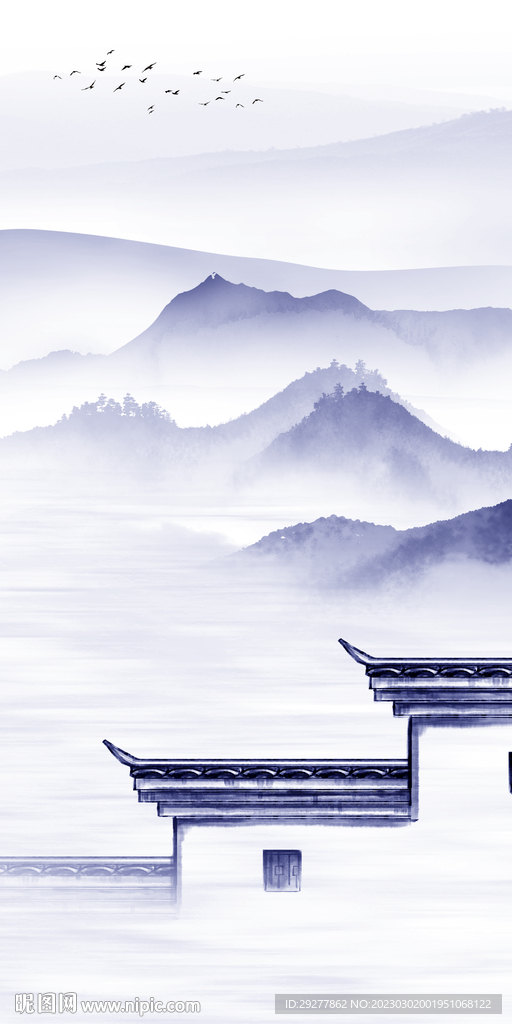 人气 新款山水玄关 tIF分层