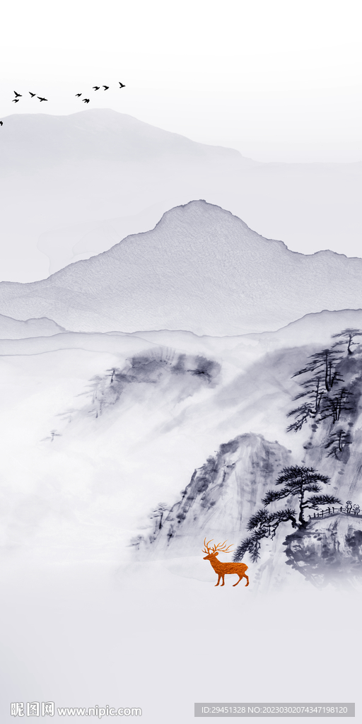 高清 新上架玄关画 TIf分层