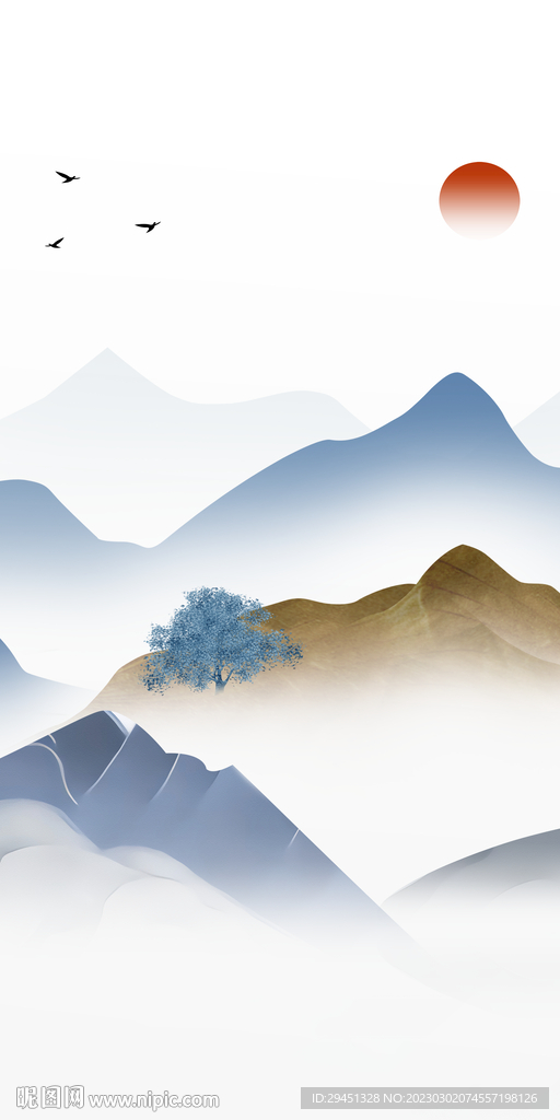 新款 新上架玄关画 TIf分层