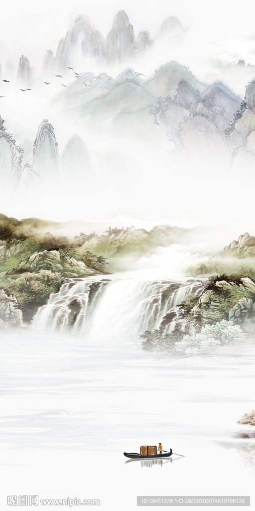 国风 新上架玄关画 TIf分层