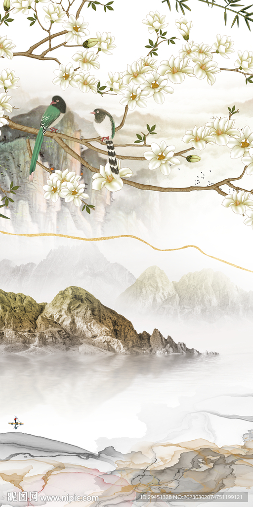 大气 中式新款玄关 tIf分层