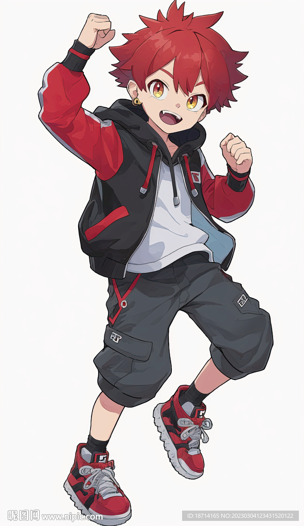 动漫二次元男孩