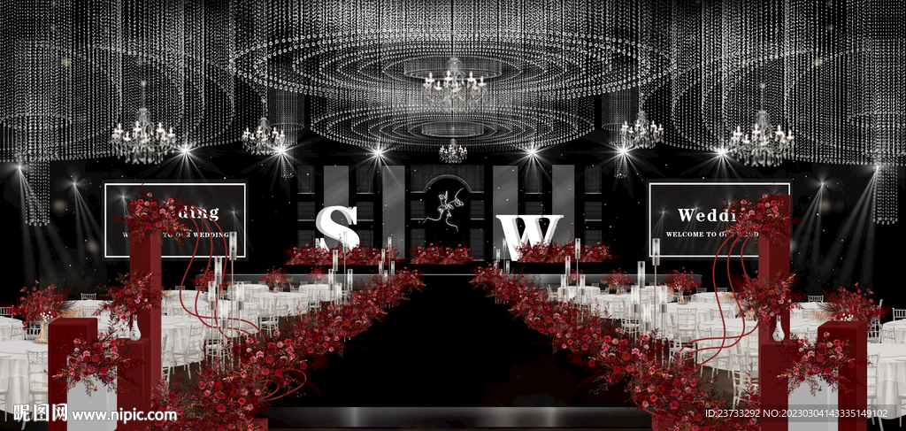 水晶婚礼效果图