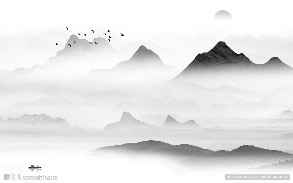 爆款 高清新无框画 Tif分层