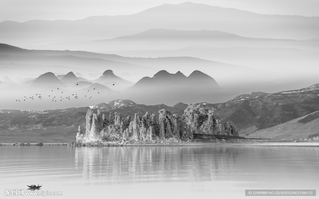 灰色 高清新无框画 Tif分层