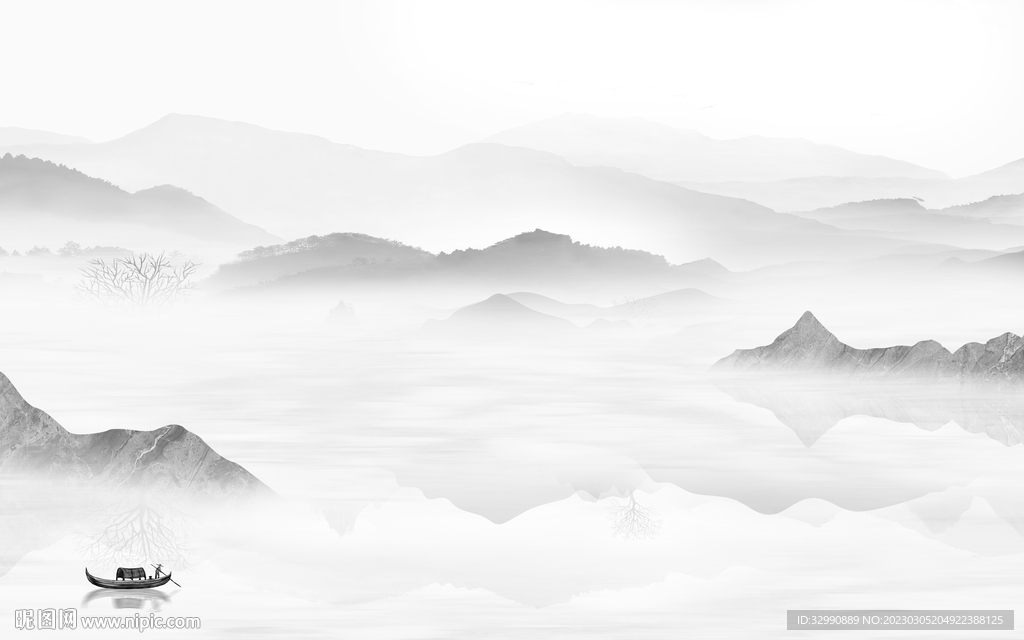 简约 热销新款山水 Tif分层