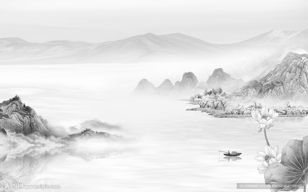 意境 高端人气山水 Tif分层