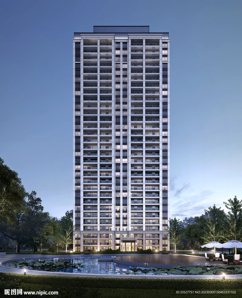 高层现代住宅