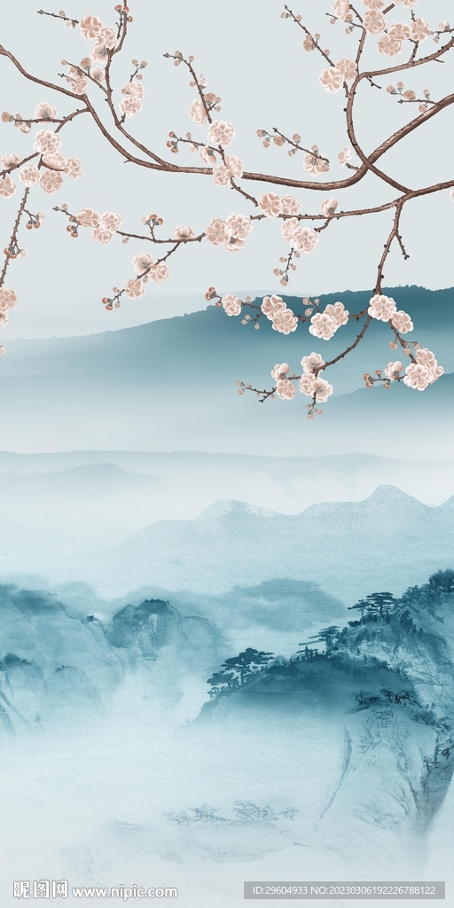 极简 现代中式玄关 tIf分层