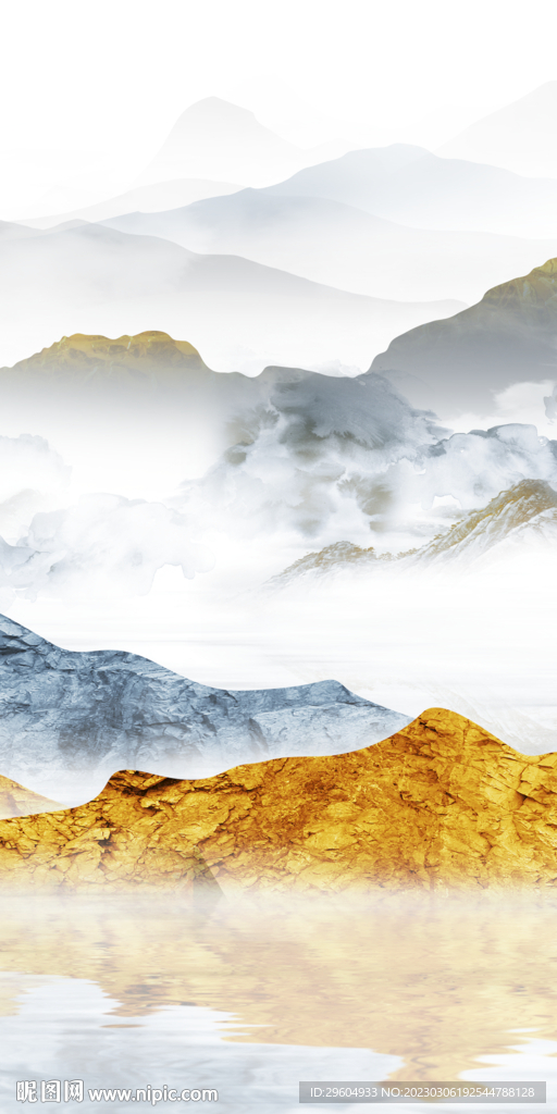 高清 现代中式玄关 tIf分层