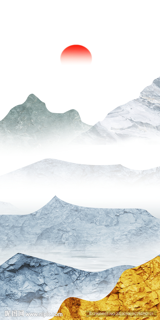 高档 现代中式玄关 tIf分层