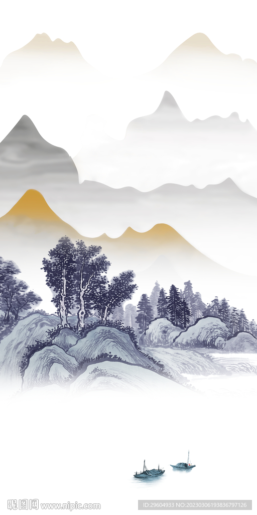 人气 新款风景玄关 tIf分层