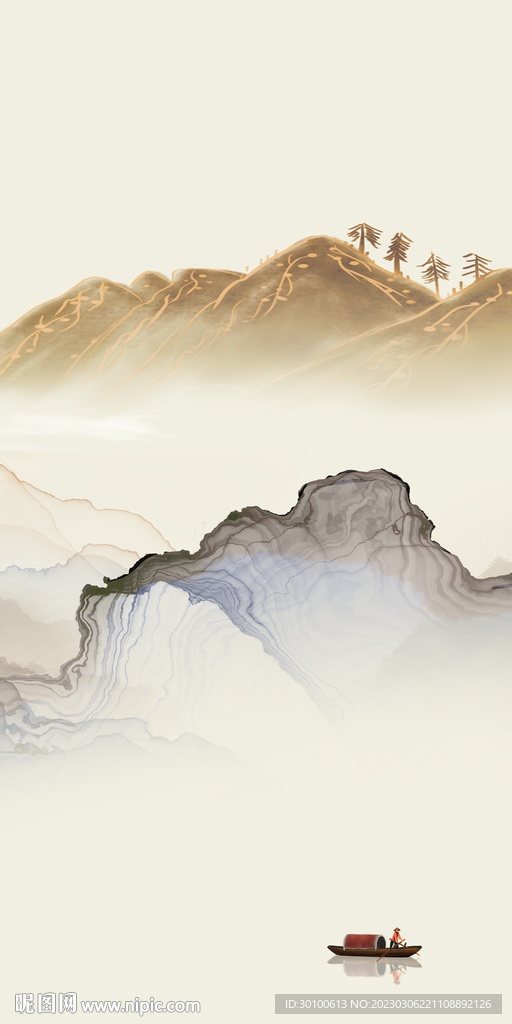 大气 意境爆款玄关 TiF分层