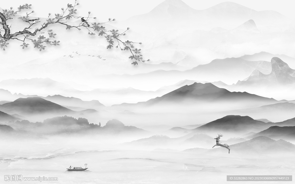 大气 灰色新背景画 tIF分层