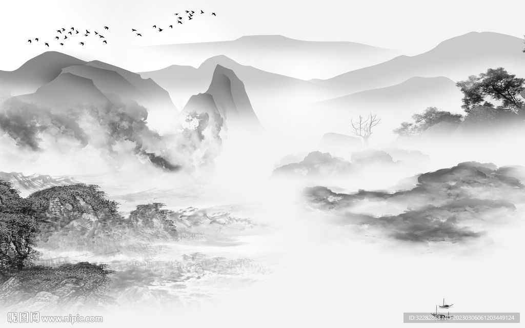 现代 热门新无框画 tIF分层