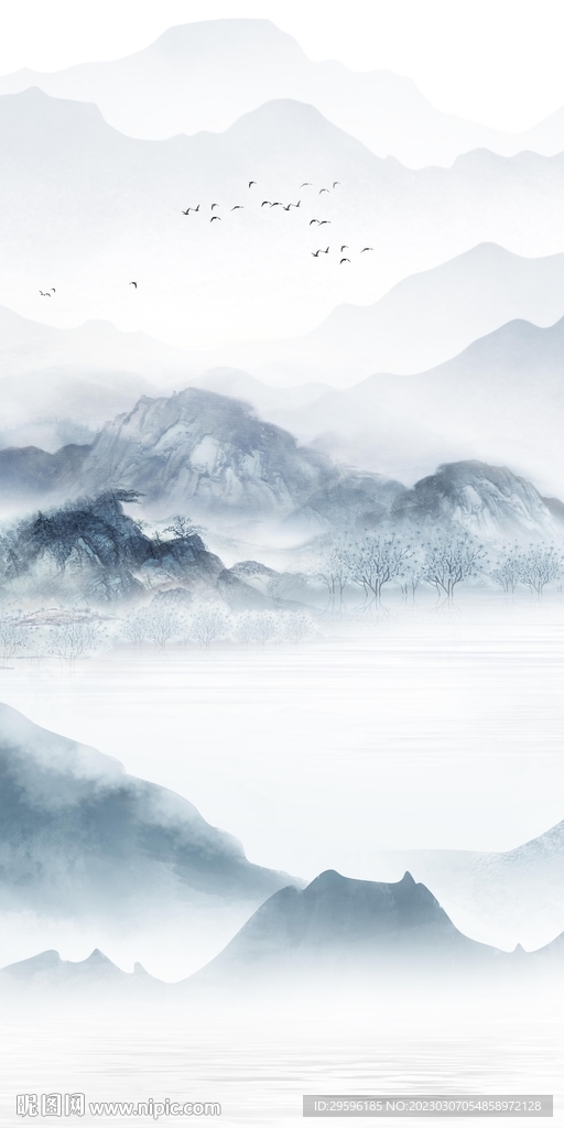 大气 高清新式山水 Tif分层