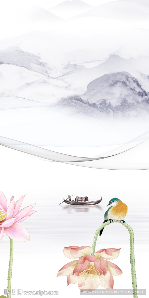 现代 轻奢新玄关画 tIF分层